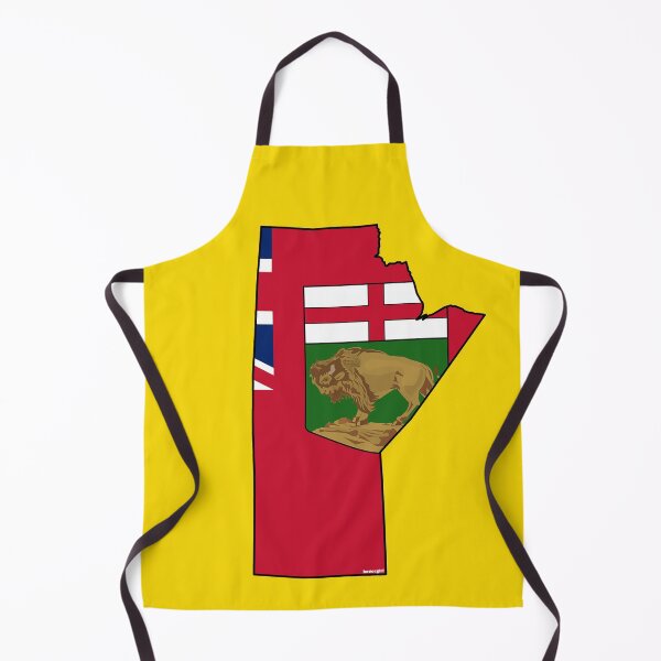 Item preview, Manitoba, Canada Map with Manitoban Flag designed and sold by Havocgirl.