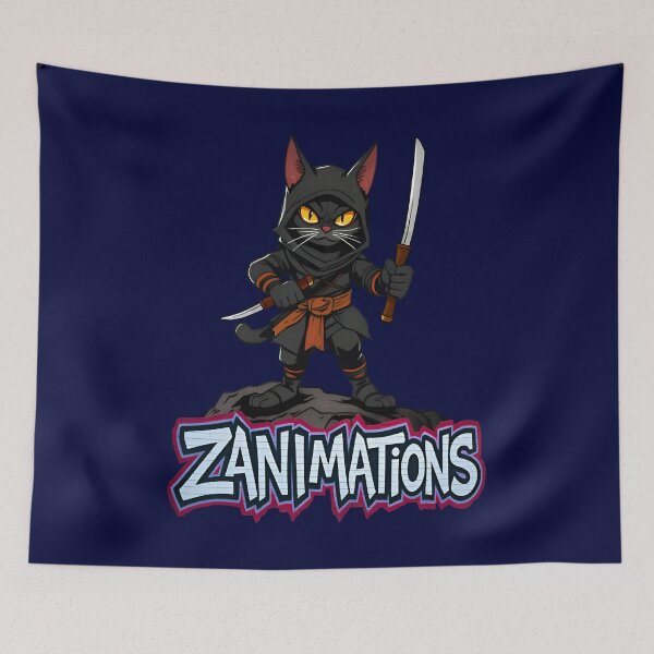 Artikelvorschau, Katzenninja Zanimations entworfen und verkauft von Zanimations.