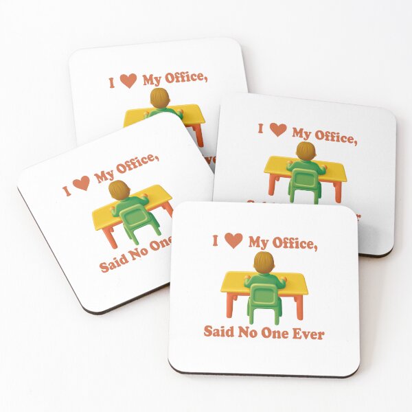 Item preview, I Love My Office, Said No One Ever Heart Workspace designed and sold by FWLKIT.