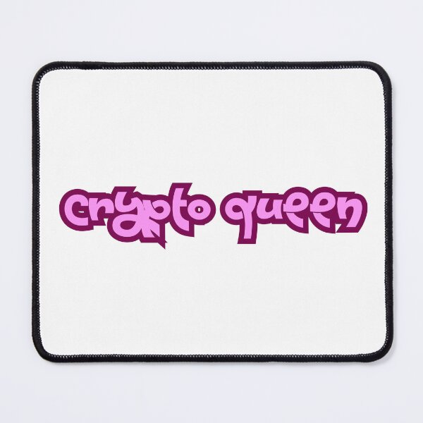 Item preview, Crypto Queen Pink Typography Design designed and sold by ha11e11.