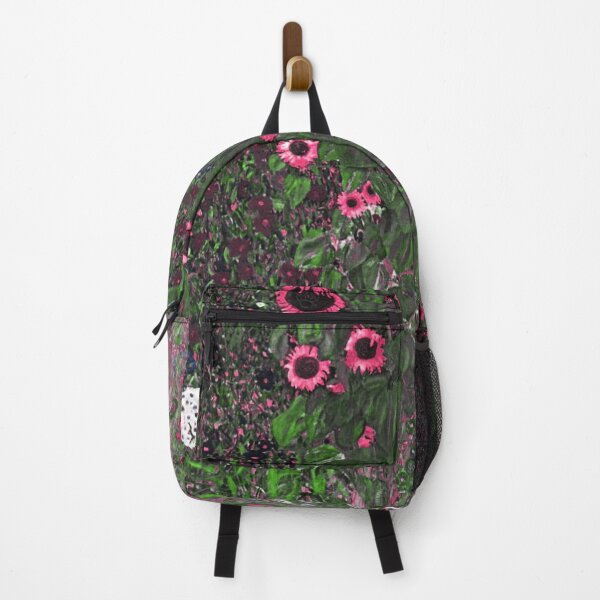 Item preview, Gustav Klimt Country Garden with Sunflowers (1906) pink flowers designed and sold by PureVintageLove.