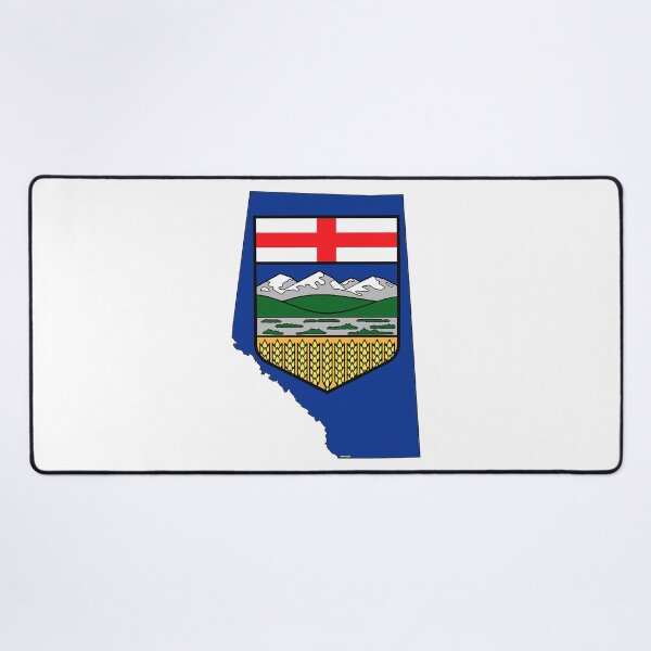 Item preview, Alberta, Canada Map with Albertan Flag designed and sold by Havocgirl.