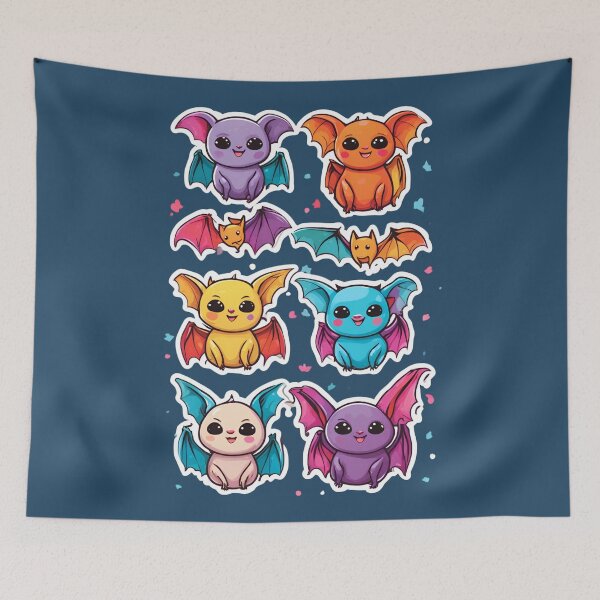 Item preview, Bat, Bat kawaii, Batzilla, sweet bat, cute bat, cute,  designed and sold by GOLDENGARDENART.