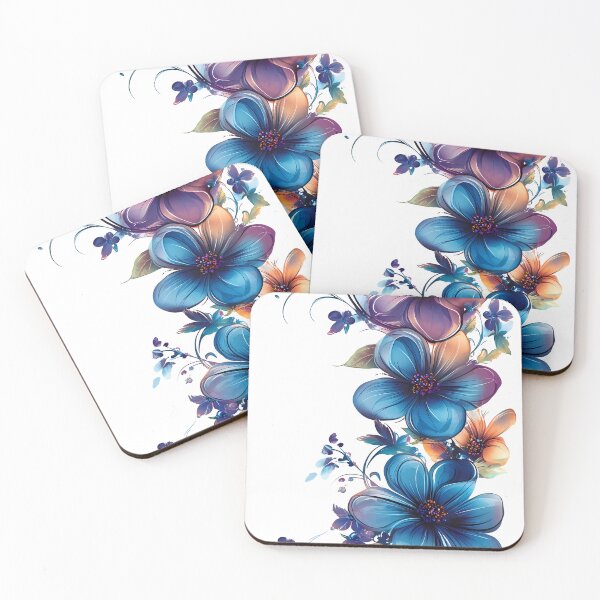 Item preview, Beautiful sketch of colorful flowers designed and sold by Virginiia89.
