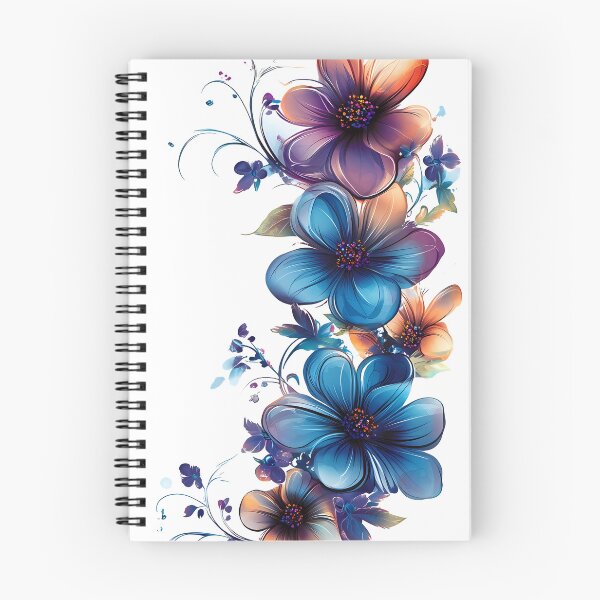 Item preview, Beautiful sketch of colorful flowers designed and sold by Virginiia89.