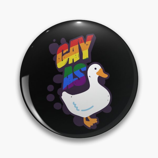 Item preview, Rainbow Gay as Duck LGBT Gay Pride Flag designed and sold by Clara Hollins.