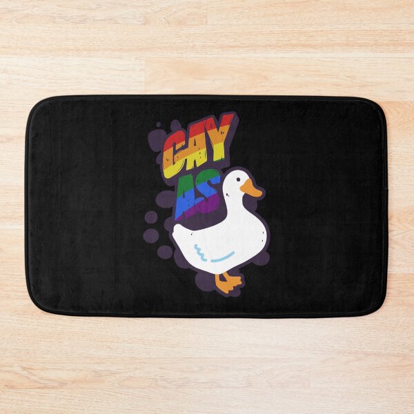 Item preview, Rainbow Gay as Duck LGBT Gay Pride Flag designed and sold by Clara Hollins.