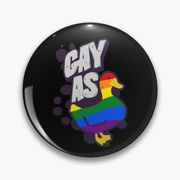 Item preview, Rainbow Gay as Duck LGBT Gay Pride Flag designed and sold by Clara Hollins.