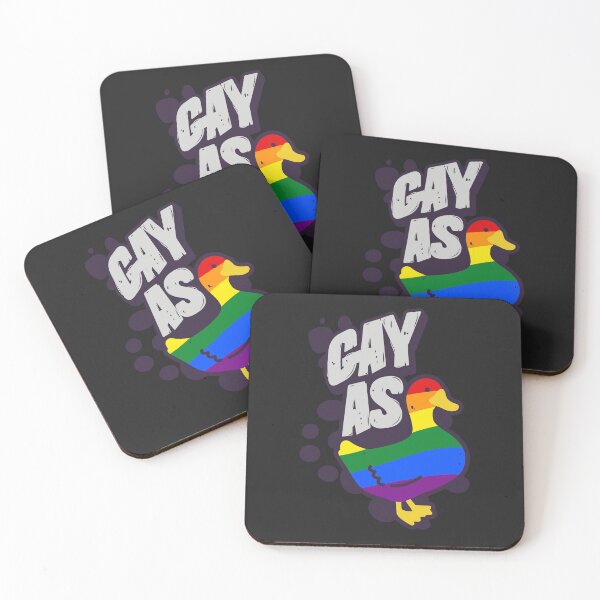 Item preview, Rainbow Gay as Duck LGBT Gay Pride Flag designed and sold by Clara Hollins.