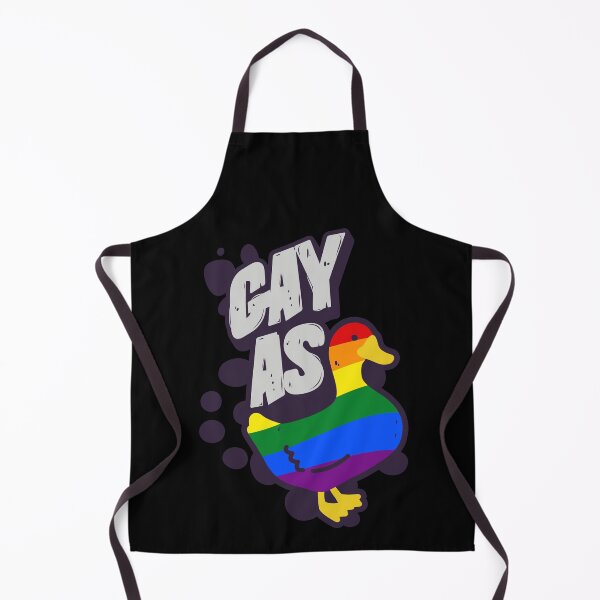 Item preview, Rainbow Gay as Duck LGBT Gay Pride Flag designed and sold by Clara Hollins.