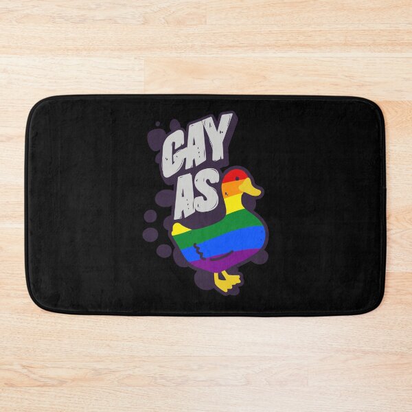 Item preview, Rainbow Gay as Duck LGBT Gay Pride Flag designed and sold by Clara Hollins.