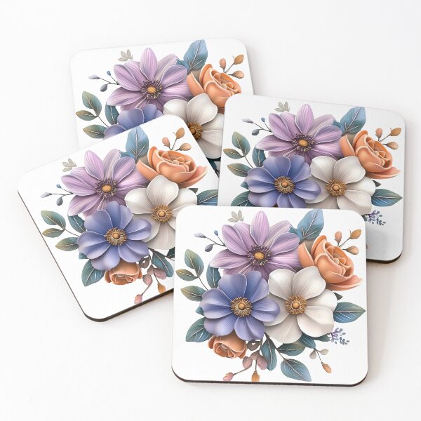 Item preview, Bouquet of blue flowers designed and sold by Virginiia89.