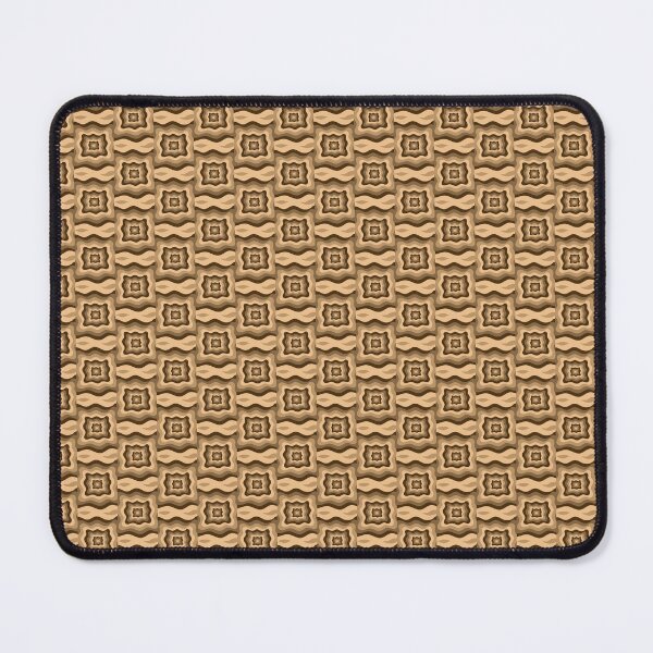 Item preview, Brown Wavy Square Pattern designed and sold by RogerDodger21.