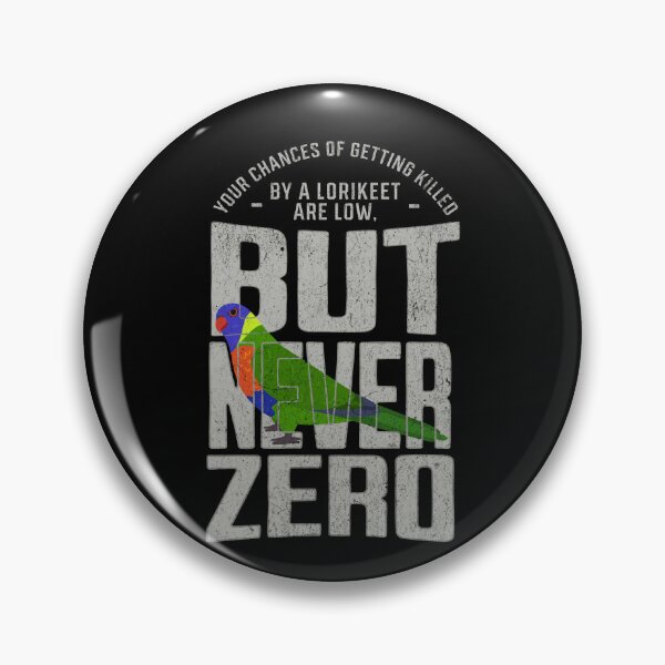 Item preview, Rainbow Lorikeet Never Zero designed and sold by Clara Hollins.