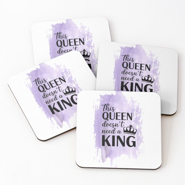 Item preview, This Queen Doesnt Need A King Strong Woman Empowerment Fun designed and sold by JenBoyte.