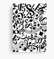 Music notes Music symbols Music Canvas Print