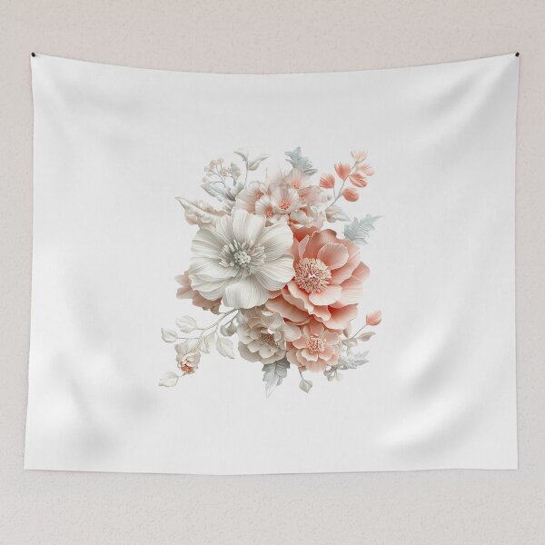 Item preview, Soft pink and white flowers designed and sold by Virginiia89.