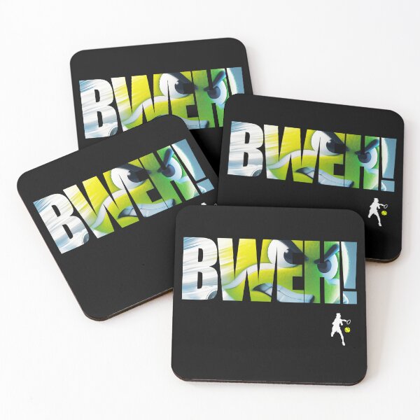 Item preview, Andrey Rublev Bweh Character Tennis Player Quote designed and sold by WUNMANAMI.
