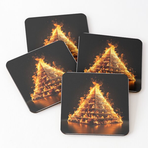 Artikelvorschau, Brennende Pyramide entworfen und verkauft von enlightenedonez.