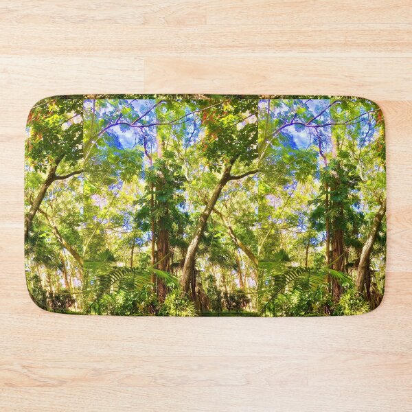 Item preview, Garden with Monsteras, Jacaranda  and Brachychiton Gold Coast  designed and sold by ginnymac.