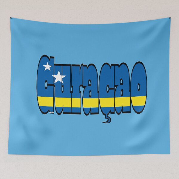 Item preview, Curacao Font with Curacaoan Flag designed and sold by Havocgirl.