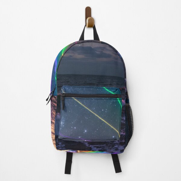 Item preview, Rainbow Laser Waves – Colorful Night Ocean Light Show designed and sold by fc2c.