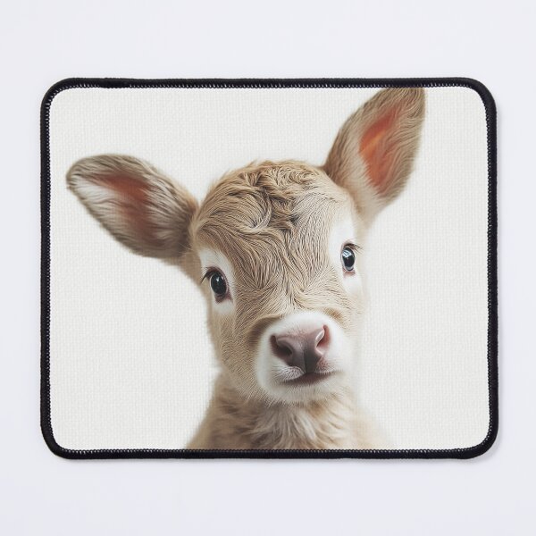 Item preview, Milo cute baby calf designed and sold by Carinaprint.