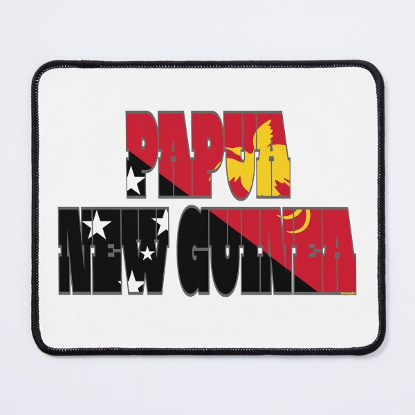 Item preview, Papua New Guinea Font with Papua New Guinean Flag designed and sold by Havocgirl.