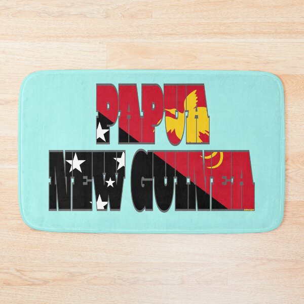 Item preview, Papua New Guinea Font with Papua New Guinean Flag designed and sold by Havocgirl.