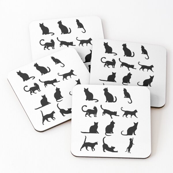 Item preview, Black Cat Silhuoette designed and sold by CelestialPrint.