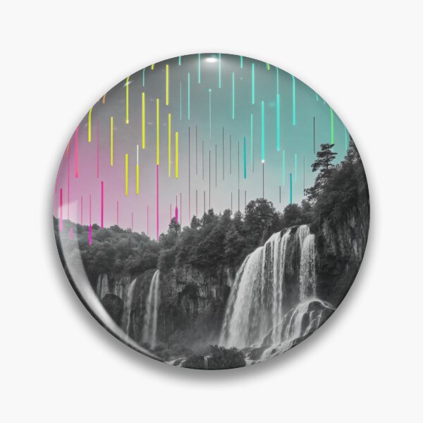 Item preview, Neon Rain Over Timeless Falls designed and sold by fc2c.