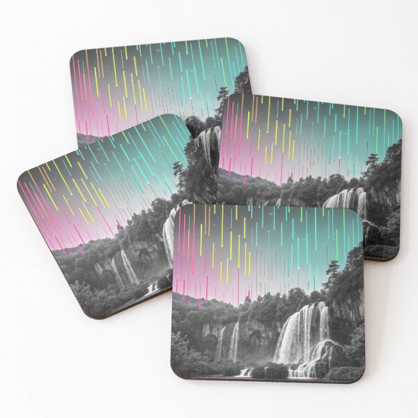 Item preview, Neon Rain Over Timeless Falls designed and sold by fc2c.