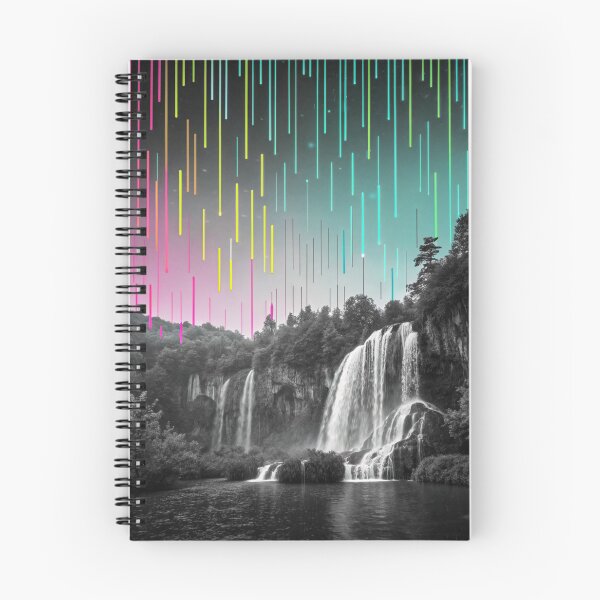 Item preview, Neon Rain Over Timeless Falls designed and sold by fc2c.