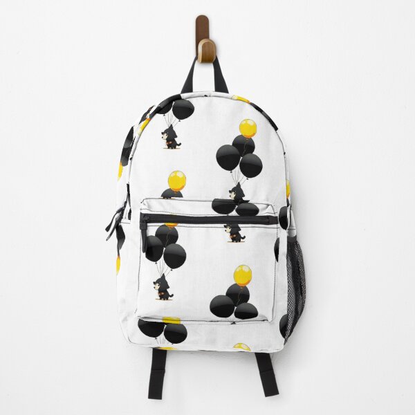 Item preview, black dog carrying balloons designed and sold by optimusprime39.