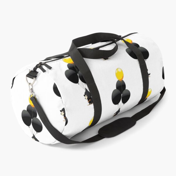 Item preview, black dog carrying balloons designed and sold by optimusprime39.