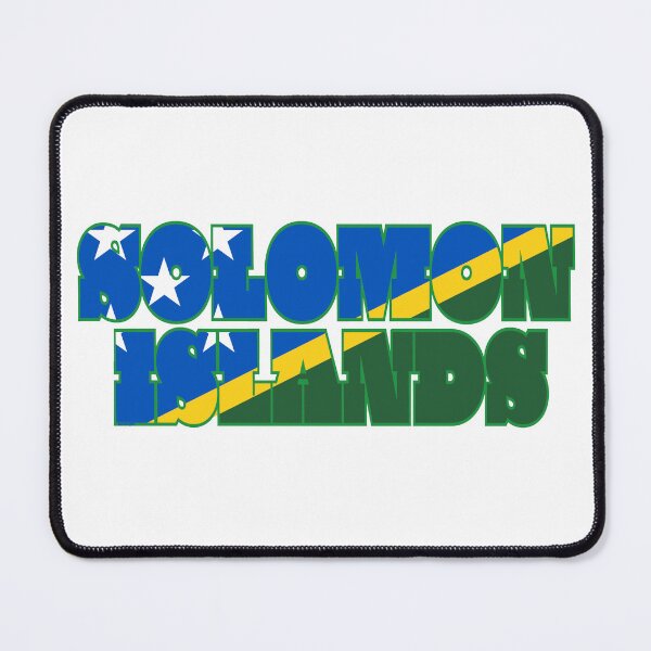 Item preview, Solomon Islands Font with Solomon Islander Flag designed and sold by Havocgirl.