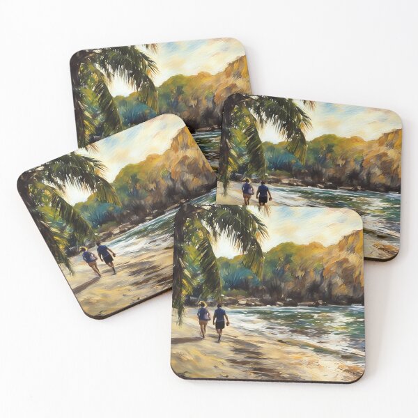 Item preview, Sunset at Lio Beach designed and sold by The Wandering Bookworm.