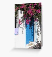 Oia, Santorini Island, Greece Greeting Card
