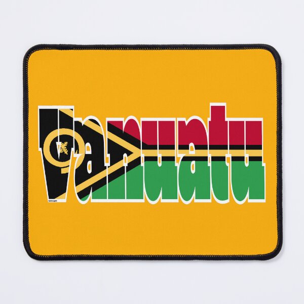 Item preview, Vanuatu Font with Vanuatuan Flag designed and sold by Havocgirl.