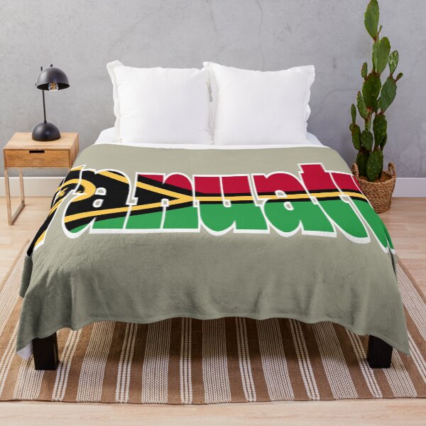Item preview, Vanuatu Font with Vanuatuan Flag designed and sold by Havocgirl.