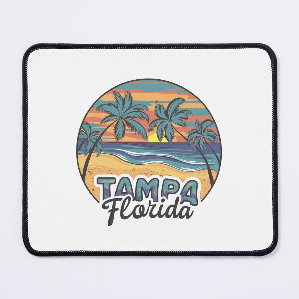 Item preview, Tampa Florida | Florida Sunset Beach - Tropical Palm Tree Design designed and sold by CircinusStore.