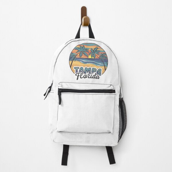 Item preview, Tampa Florida | Florida Sunset Beach - Tropical Palm Tree Design designed and sold by CircinusStore.