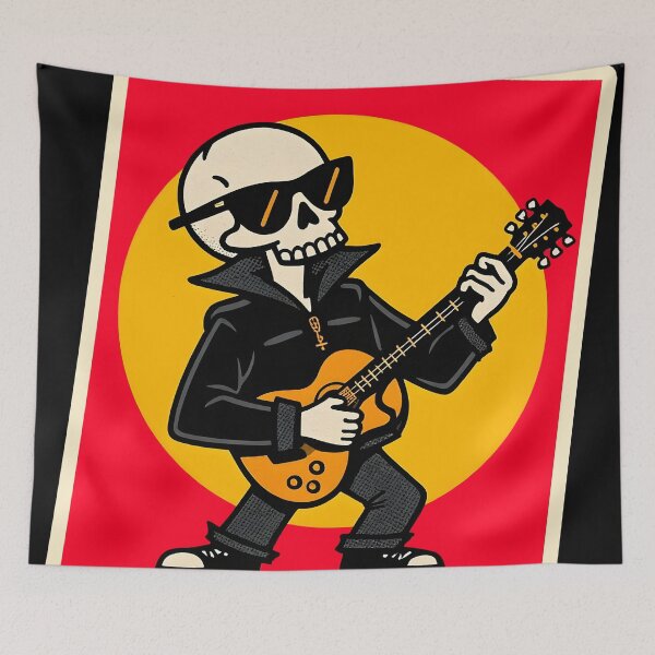 Item preview, playful skull  designed and sold by aliraweb.