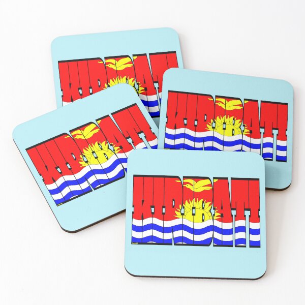Item preview, Kiribati Font with I-Kiribati Flag designed and sold by Havocgirl.
