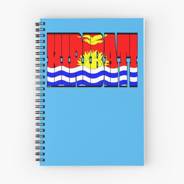 Item preview, Kiribati Font with I-Kiribati Flag designed and sold by Havocgirl.