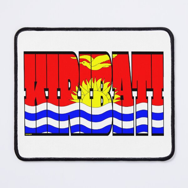 Item preview, Kiribati Font with I-Kiribati Flag designed and sold by Havocgirl.