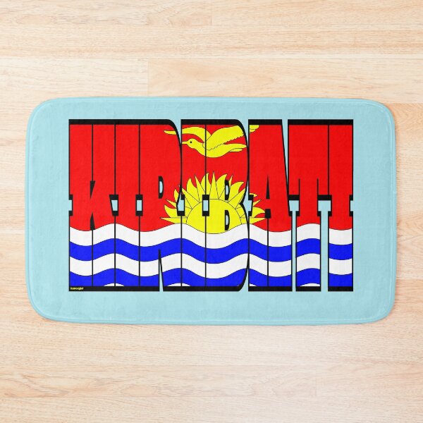 Item preview, Kiribati Font with I-Kiribati Flag designed and sold by Havocgirl.