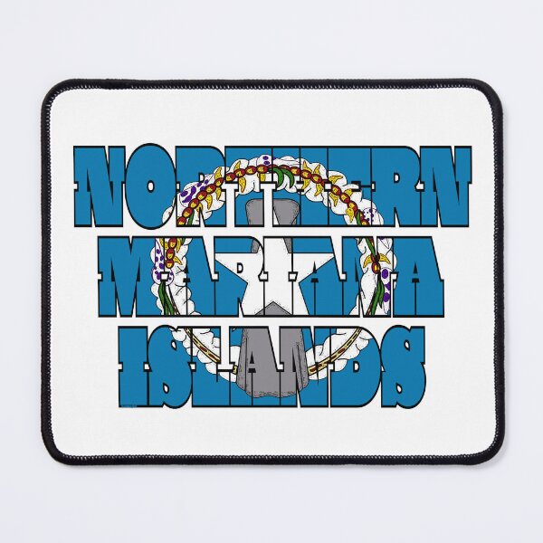 Item preview, Northern Mariana Islands Font with Northern Marianas Islander Flag designed and sold by Havocgirl.
