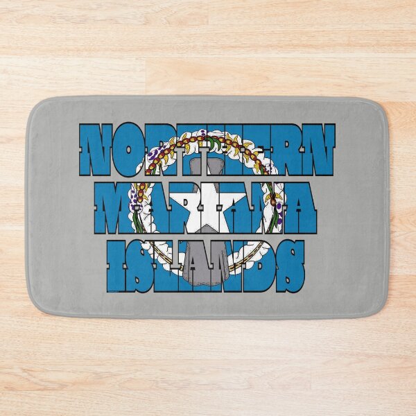 Item preview, Northern Mariana Islands Font with Northern Marianas Islander Flag designed and sold by Havocgirl.