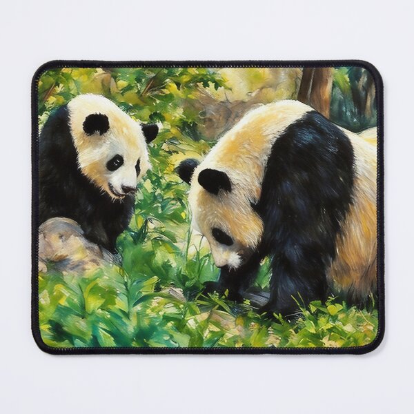 Item preview, Pandas at Play designed and sold by The Wandering Bookworm.